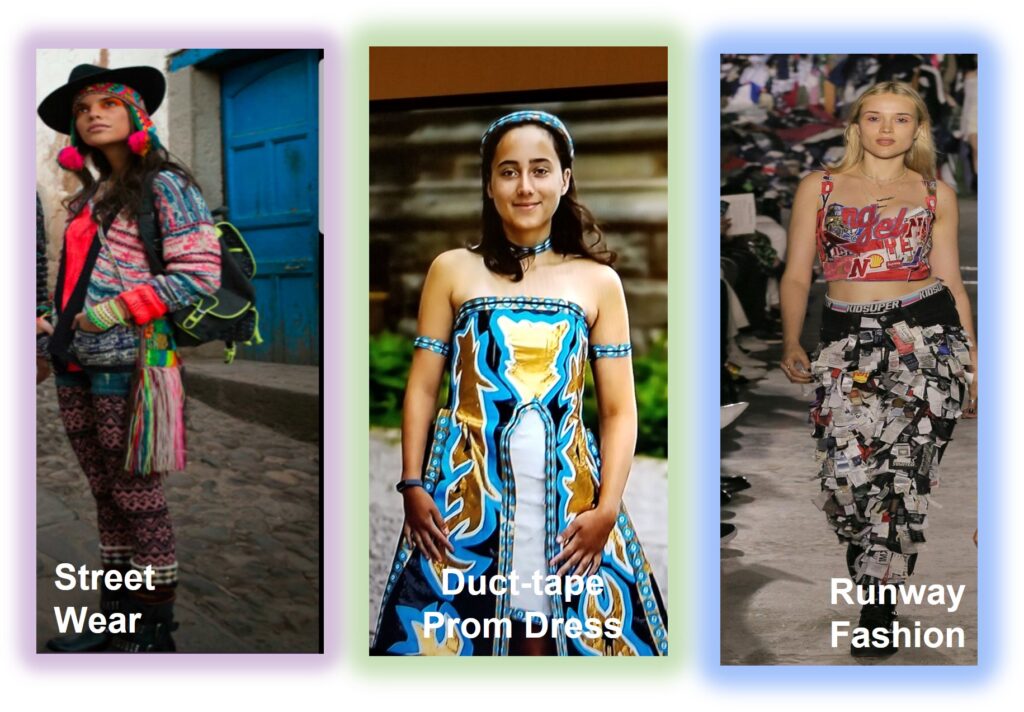 teen life, streetwear, runway fashion, upcycled fashion, refashioned fashion, repurposed fashion